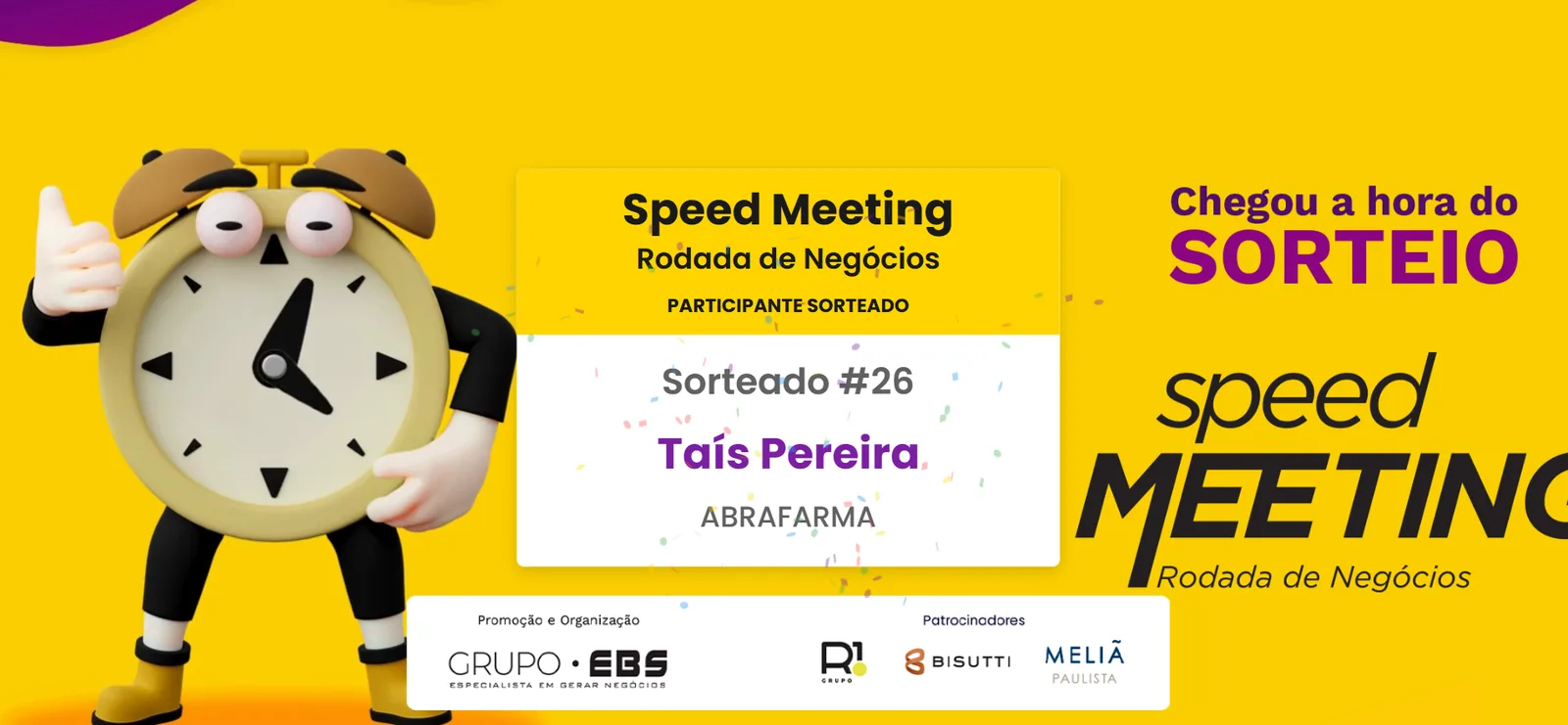 Speed Meeting Sorteio preview